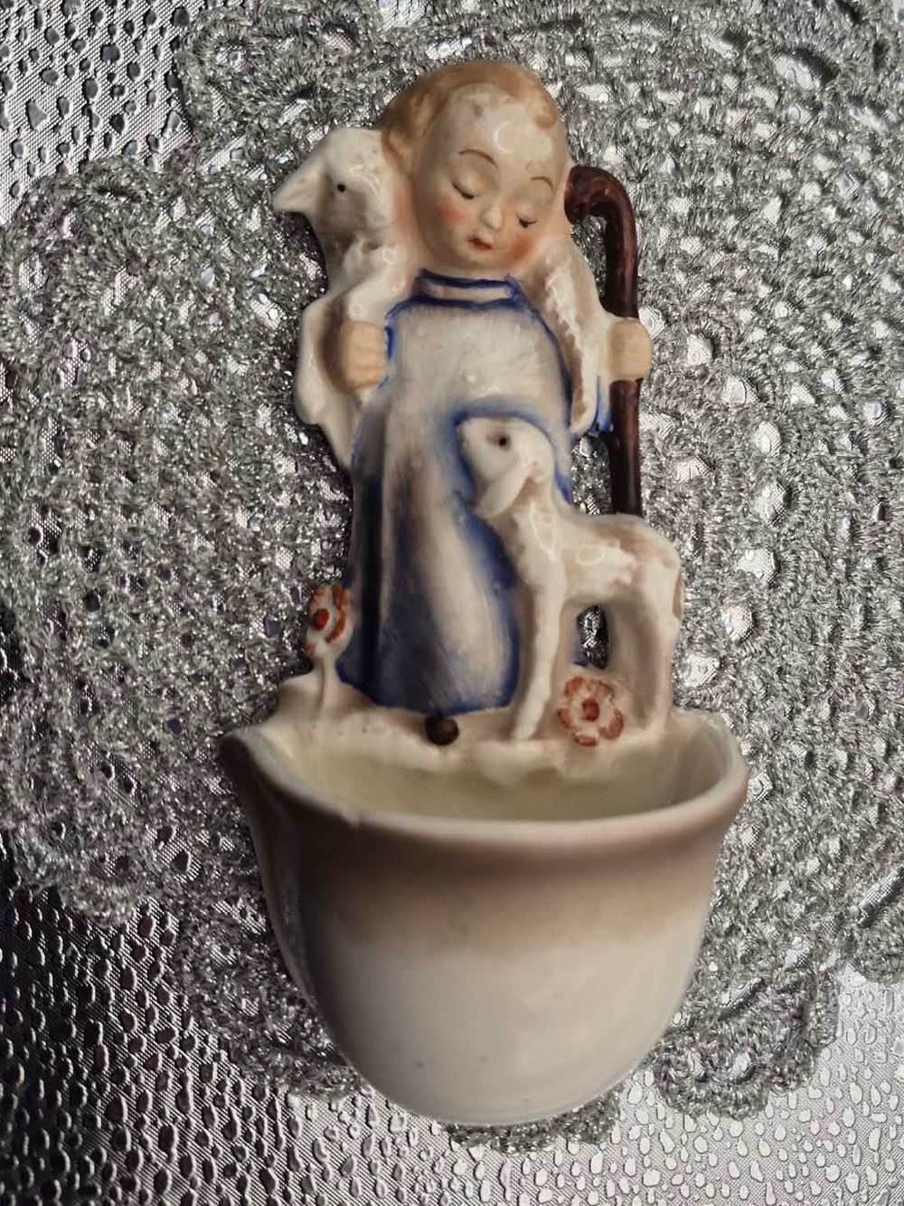 Vintage Stoup Holy Water Wall Font MARKED Hummel West Germany